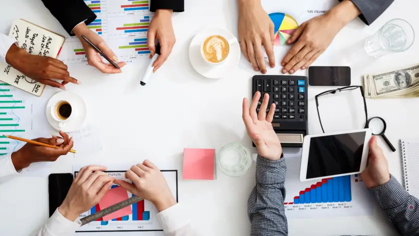Professional auditing firm in Pakistan reviewing financial documents